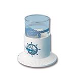 PORTA BICCHIERE A VENTOSA BIANCO