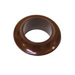 ROSETTA+PULSANTE PER PUSH-LOCK MARRONE