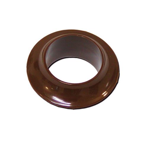 ROSETTA+PULSANTE PER PUSH-LOCK MARRONE