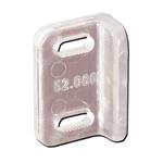 MANIGLIA PER PENSILI E ANTINE SOLO RISCONTRO CONTROPIASTRA IN PLASTICA TRASPARENTE