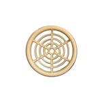 AERATORE DA INCASSO PLASTICO D.60 AVORIO