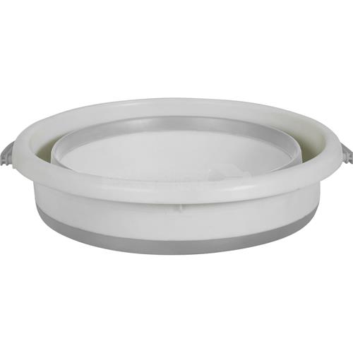 SECCHIO PIEGHEVOLE IN SILICONE 38CM VINIS FOLD-AWAY GRIGIO 0203062C.C06