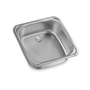 LAVELLO INOX QUADRATO 370X370 P125MM VA910
