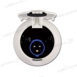 PRESA DI CORRENTE MASCHIO FISSA 230V FORO DIAMETRO 100MM SERIE ORUS