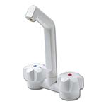 MISCELATORE CARAVAN IN ABS DE LUXE BIANCO CON INTERRUTTORE 2X20MM