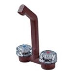 MISCELATORE CARAVAN IN ABS DE LUXE MARRONE CON INTERRUTTORE 2X20MM