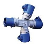 MOLTIPLICATORE 3 PRESE FISSE FEMMINA CEE