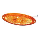 MODULO DI INGOMBRO LATERALE A LED 125X45X14MM INT 112MM BAS. ARANCIO
