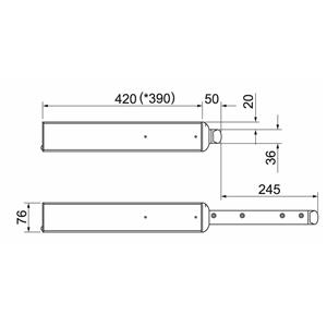 GRADINO ELETTRICO SLIDE OUT STEP G2 400 12V 301838