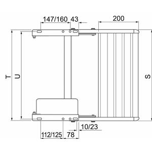 GRADINO ELETTRICO SINGLE STEP 460MM ALU 309969