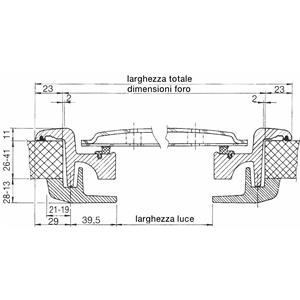 FINESTRA A COMPASSO SEITZ S4 1100X450