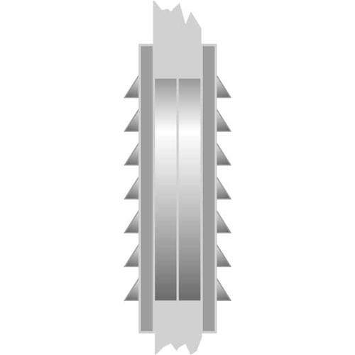 AERATORE DA INCASSO PLASTICO INT/EST 270X120