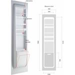 PARETE CONTROPORTA ATTREZZATA PER TOILETTE