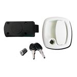 SERRATURA COMPLETA PER PORTELLONE BIANCA 106X97 ZADI