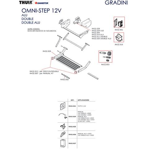 KIT PIGNONE PER DOUBLE STEP 12V 380 440 500 550 1500602282