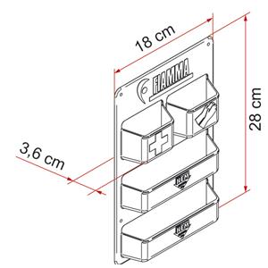 PORTA OGGETTI PER SPORTELLO CASSETTA POCKET KASSETT 06339-01-
