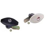 SERRATURA PUSH PER PORTELLONE BIANCA 79X42MM