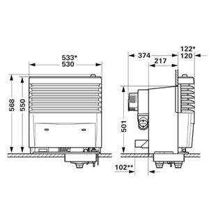 MASQUE AVANT TRUMATIC S 5004 ALUMINIUM TITAN