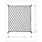 RETE FERMA OGGETTI 300X200MM BIANCA