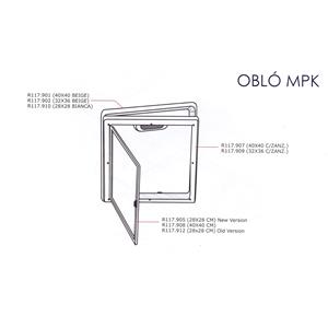 OBLO MPK 28X28 NEW VERSIONI SOLO ZANZARIERA R117.905