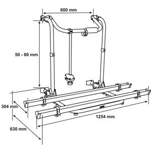 PORTABICI THULE ESSENTIAL PER CAMPER 2POSTI CORTO 309826