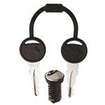 COPPIA CHIAVI CON CILINDRO ZADI