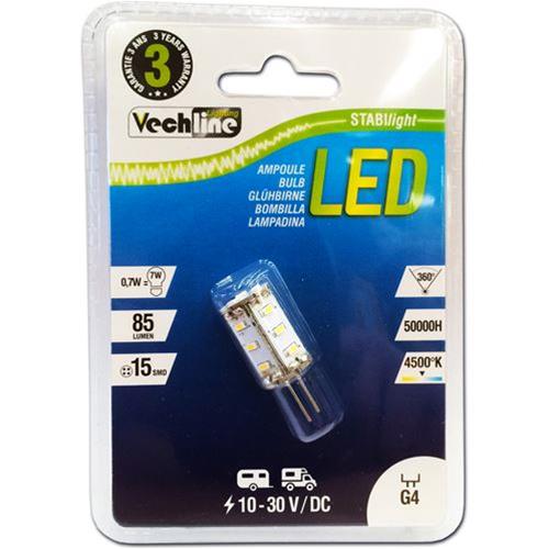 LAMPADA LED G4 85LUM 0,75W 10-30V BIANCO NEUTRO