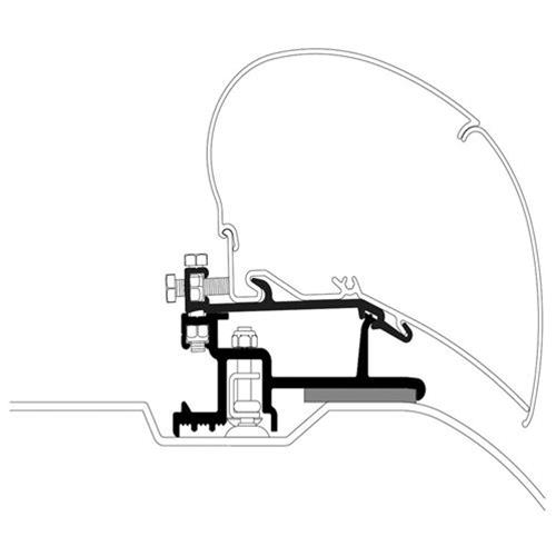 STAFFE PER THULE ADAPTER 6200/6300/6900/9200 PER DUCATO JUMPER BOXER DAL 2006 DA 3.75 A 4MT 
