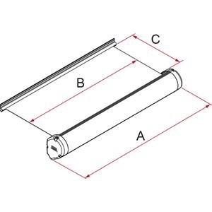 TENDALINO SLIDEOUT 280 ROYAL GREY DEEP BLACK 07158D01R