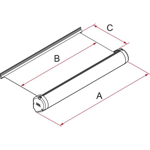 TENDALINO SLIDEOUT 280 ROYAL GREY DEEP BLACK 07158D01R