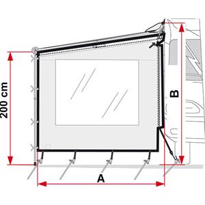 PARETE LATERALE PER TENDALINI SIDE W CARAVANSTORE/F35 07978-01-
