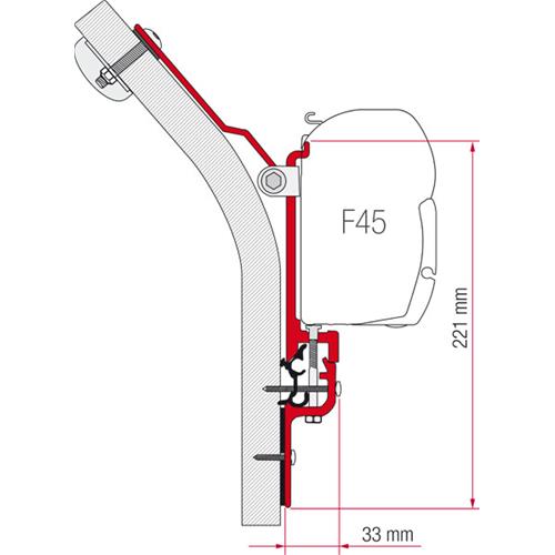 STAFFE PER F45 ADAPTER ERIBA TOURING 98655-283