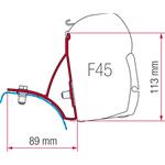 STAFFE PER F45 ADAPTER TRAFIC/VIVARO/PRIMASTAR DAL 2001 AL 2015 98655-854