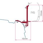 STAFFE PER F45 ADAPTER VW T5/T6 MULTIRAIL REIMO 98655-590