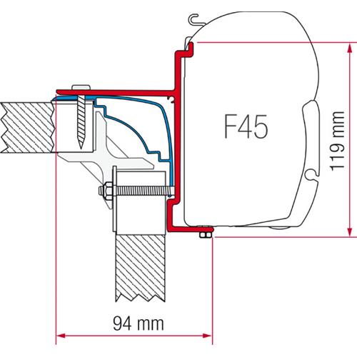 STAFFA PER F45 ADAPTER LAIKA ECOVIP 98655-469