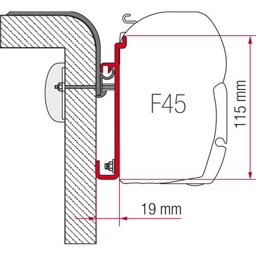 STAFFA PER F45 ADAPTER RAPIDO 400 98655-399