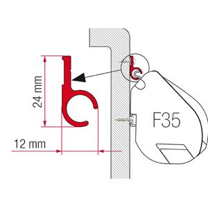 PROFILO PER F45-F35 RAIL R 400 02361-01C