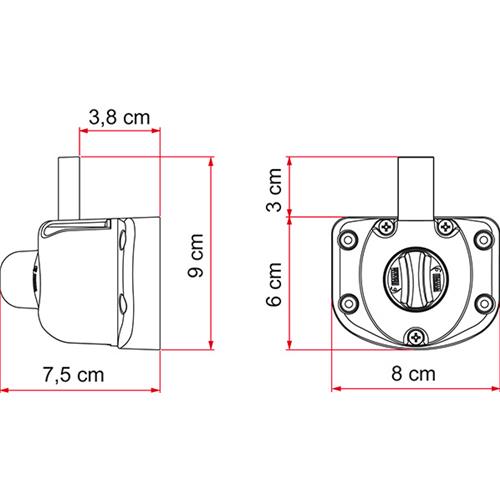 SERRATURA AGGIUNTIVA SAFE DOOR GUARDIAN MASTER FINO AL 06/2010 05388-08-