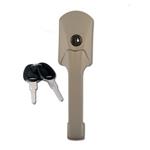 SERRATURA PER PORTA CREMA SOLO PARTE ESTERNA