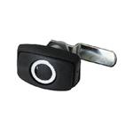 SERRATURA RETTANGOLARE PER PORTELLONE NERA 60X40MM