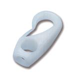 GANCIO NYLON A MOSCHETTONE BIANCO Ø MM.4