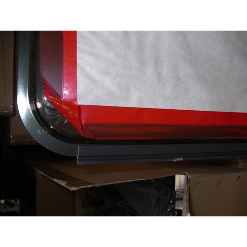 FINESTRA A COMPASSO PGV 600X550SG CURVO SERIGRAFIA GRAPHITE