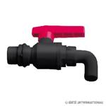 RUBINETTO A SFERA 90° 30MM 1"1/4 BIANCO