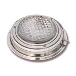 PLAFONIERA 12V TONDA INOX Ø 137MM