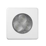 FARETTO 12V DA INCASSO LED 72X72MM 1LED 3W