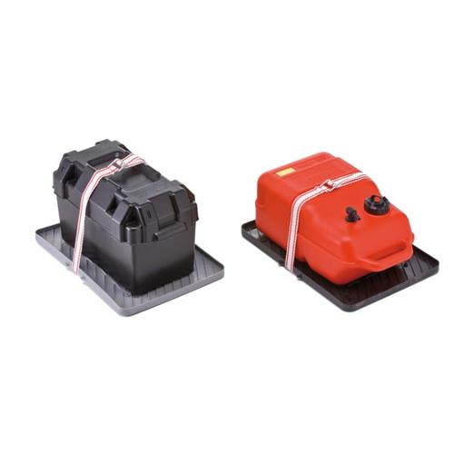 KIT FISSAGGIO SERBATOI O BATTERIE VASCHETTA 340X265MM