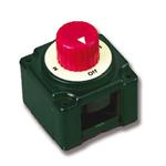 SELETTORE DEVIATORE STACCA BATTERIE CON MANOPOLA FISSA MINI