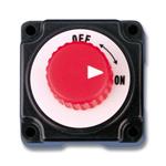 STACCA BATTERIA 2 POSIZIONI CON MANOPOLA FISSA 350AMP