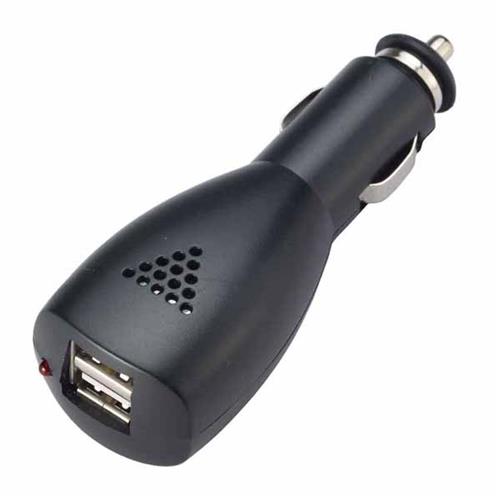 ADATTATORE VEICOLARE 12/24V CON 2 USCITA USB