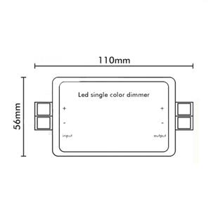 DIMMER PER LED CON TELECOMANDO 8A 